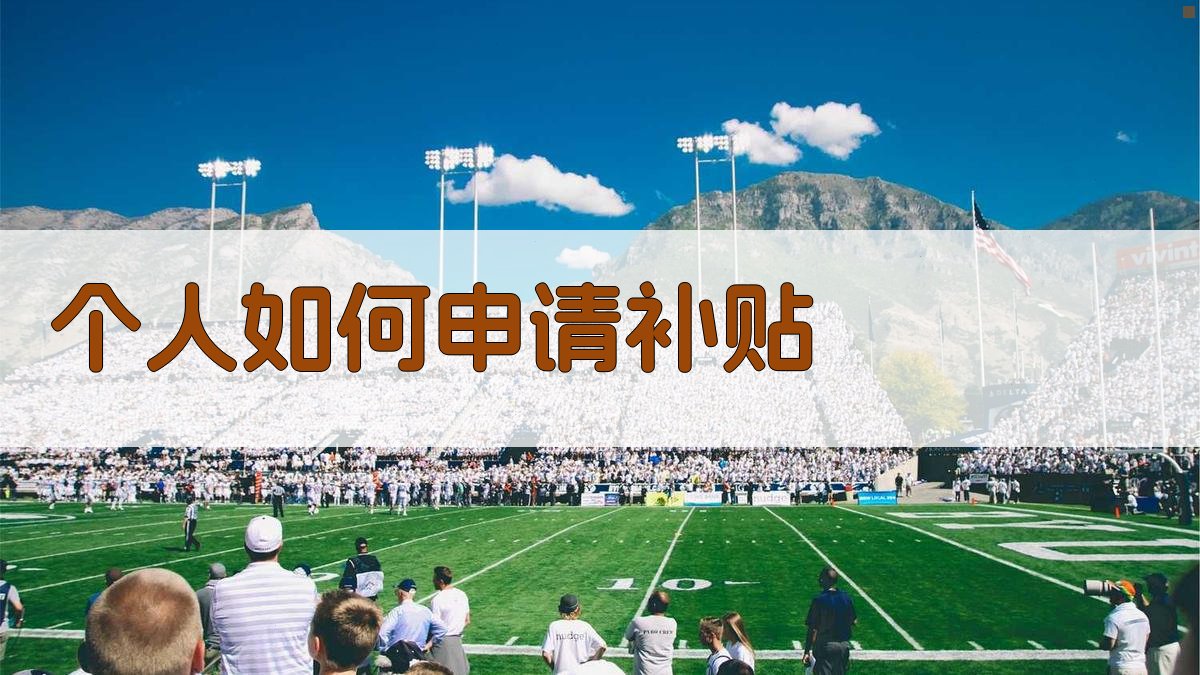 个人如何申请补贴 图2