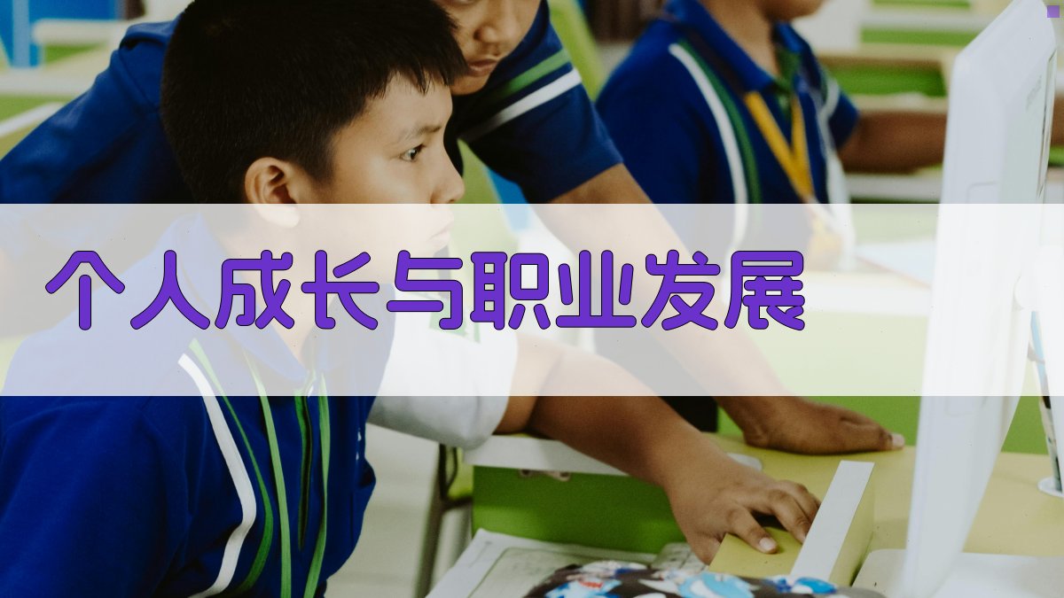 个人成长与职业发展 图4