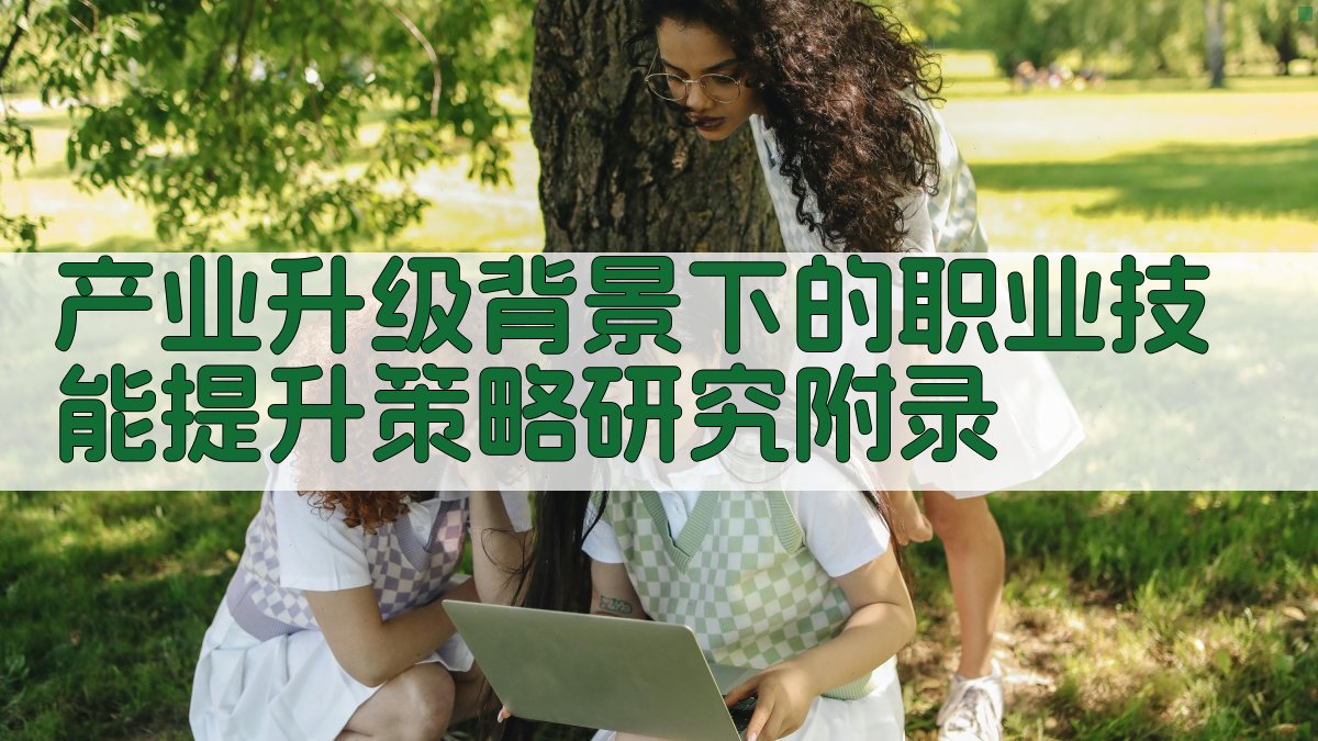 产业升级背景下的职业技能提升策略研究 · 附录 图5