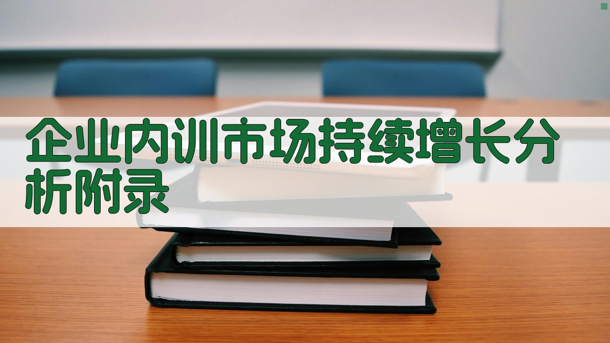 企业内训市场持续增长分析 · 附录 图5