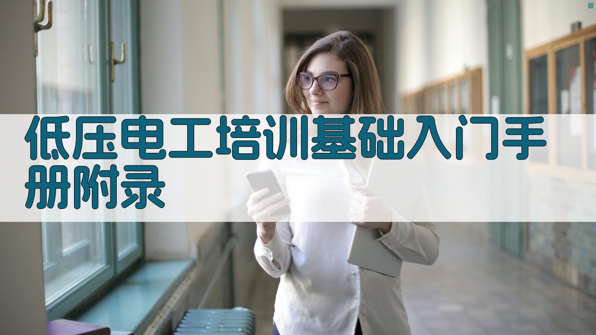 低压电工培训基础入门手册 · 附录 图3