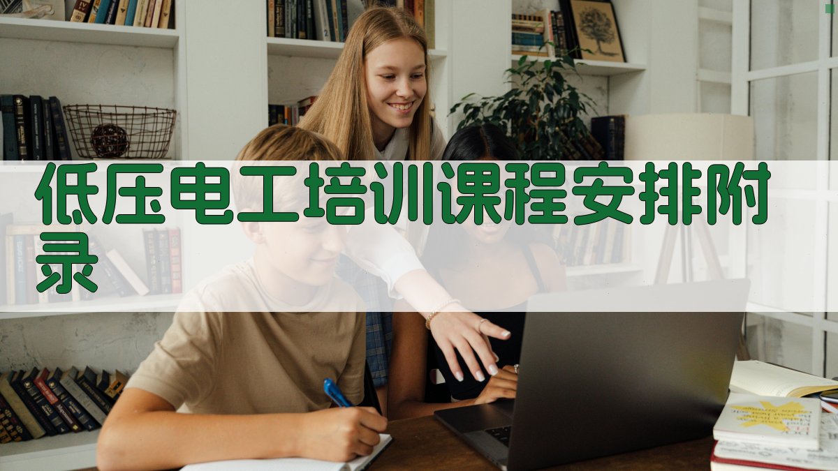 低压电工培训课程安排 · 附录 图3