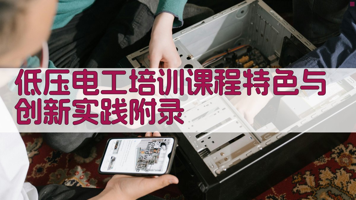 低压电工培训课程特色与创新实践 · 附录 图4