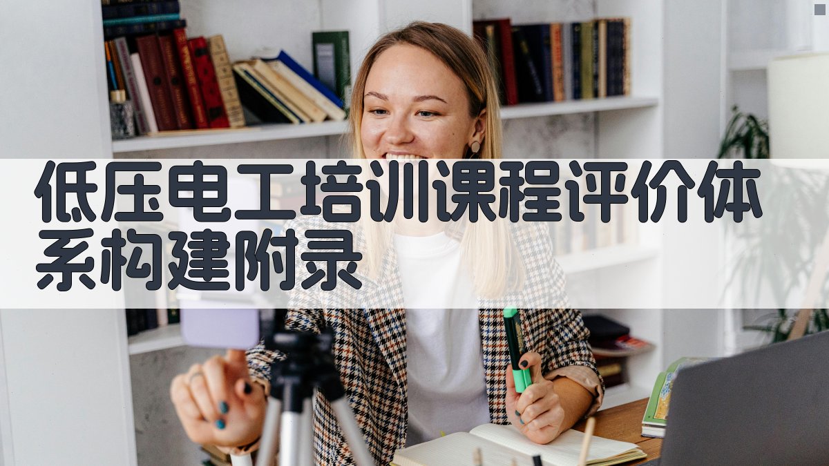 低压电工培训课程评价体系构建 · 附录 图5