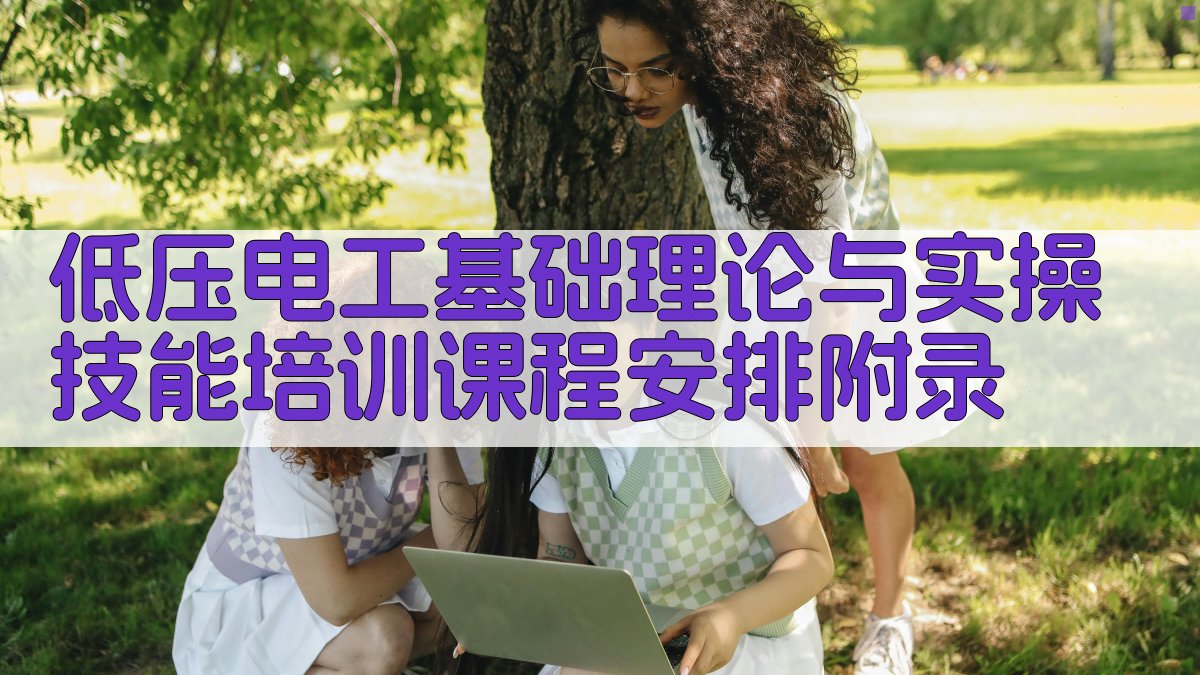 低压电工基础理论与实操技能培训课程安排
