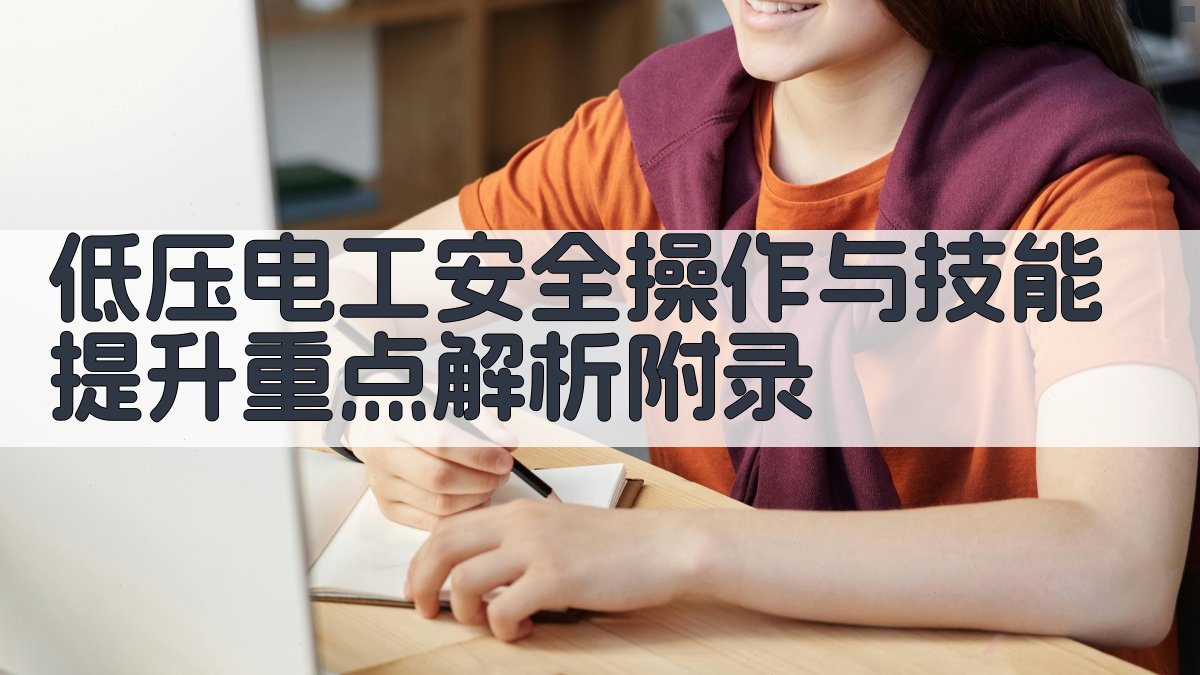 低压电工安全操作与技能提升重点解析 · 附录 图2