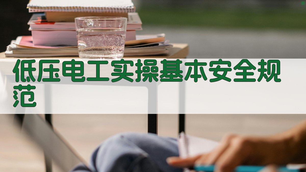 低压电工实操技巧解析