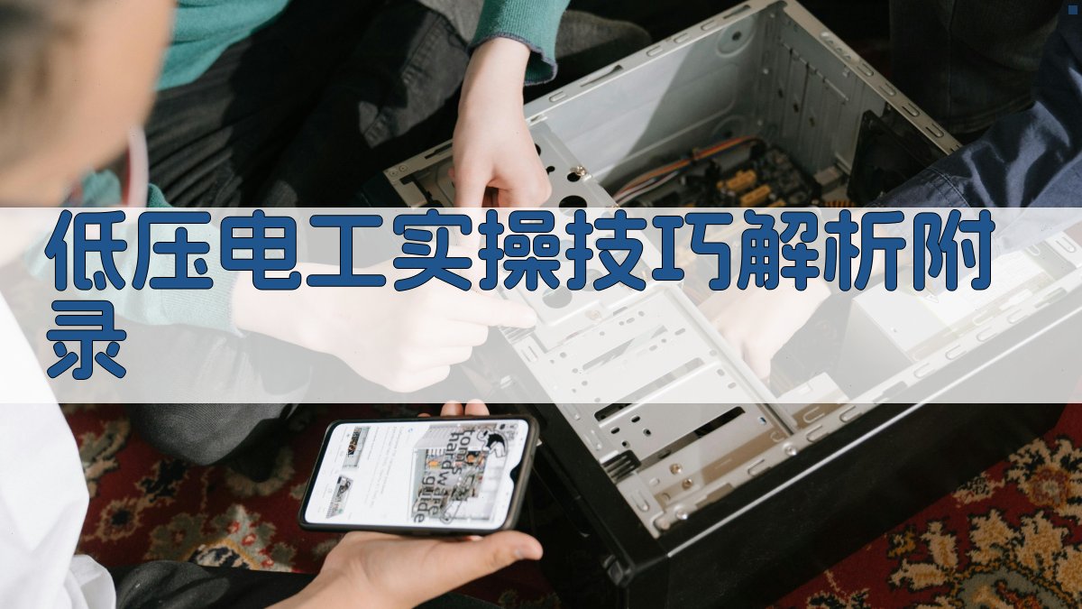 低压电工实操技巧解析 · 附录 图3