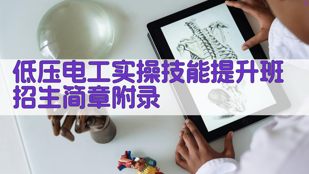 低压电工实操技能提升班招生简章 · 附录 图4