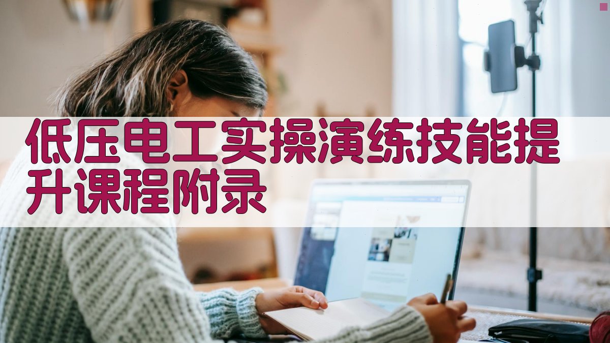 低压电工实操演练技能提升课程 · 附录 图5