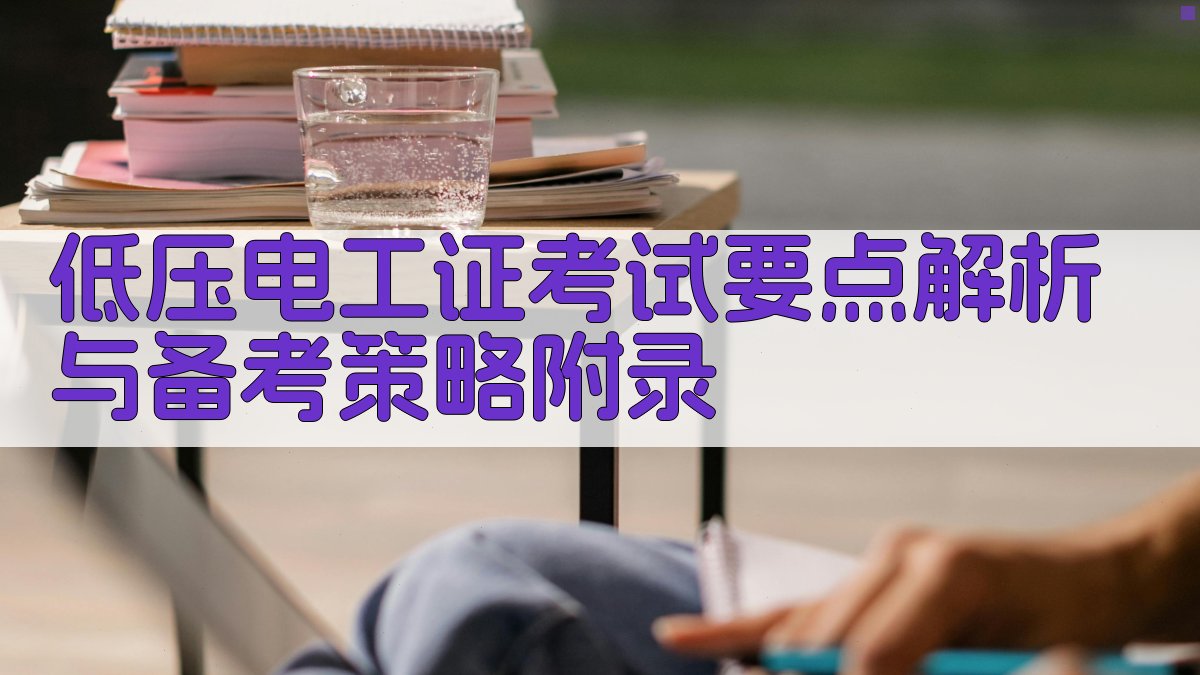 低压电工证考试要点解析与备考策略