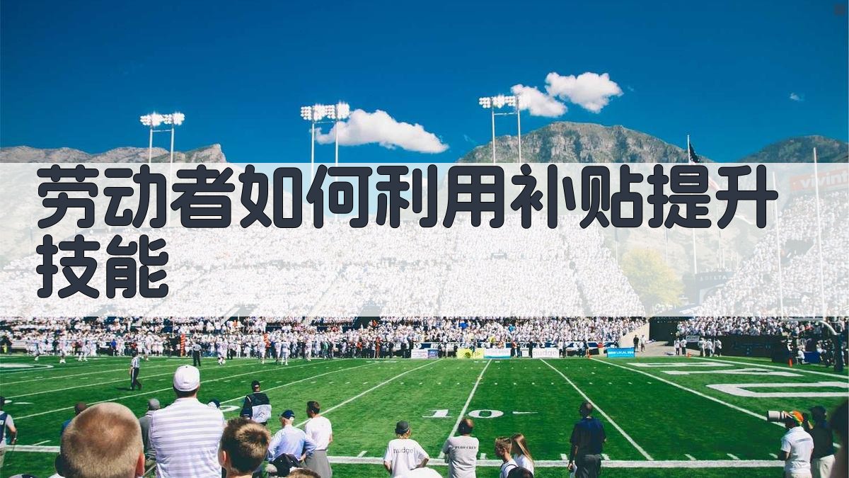 劳动者如何利用补贴提升技能 图2