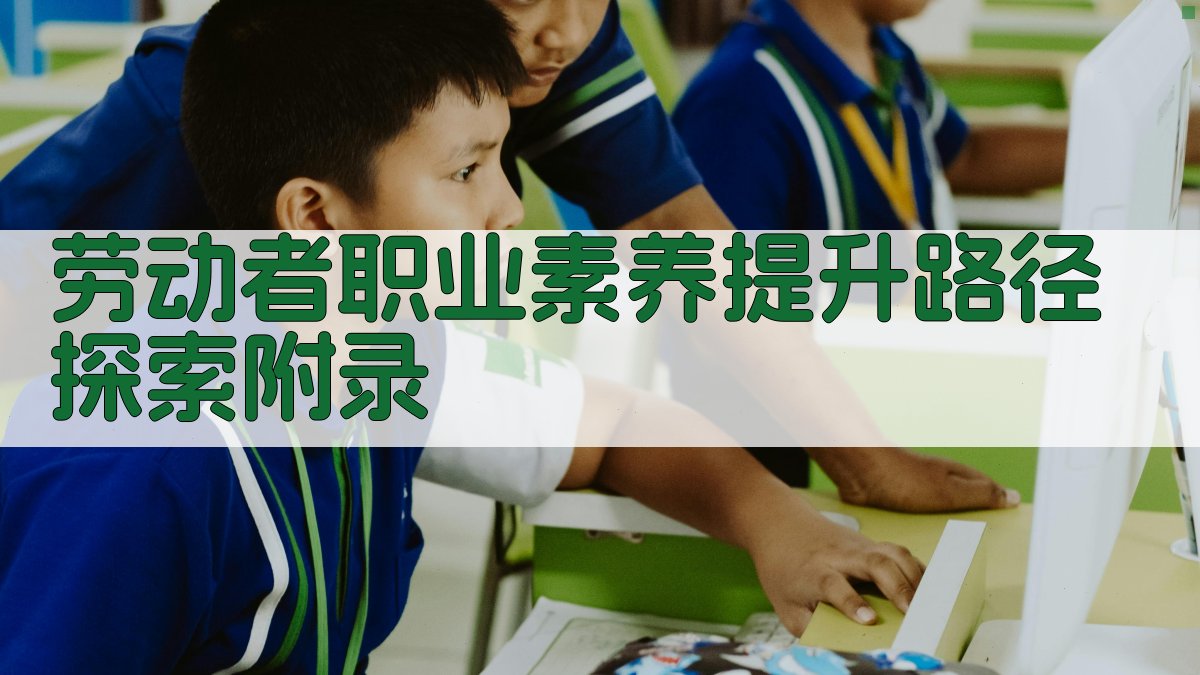 劳动者职业素养提升路径探索 · 附录 图3