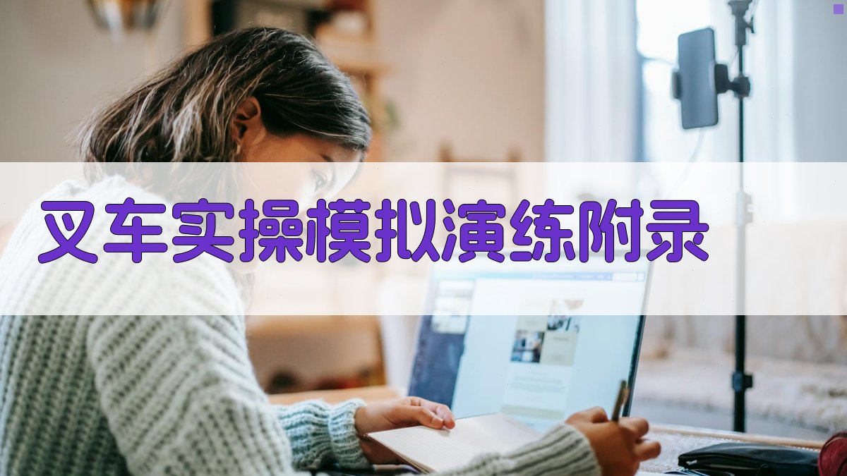 叉车实操模拟演练 · 附录 图2