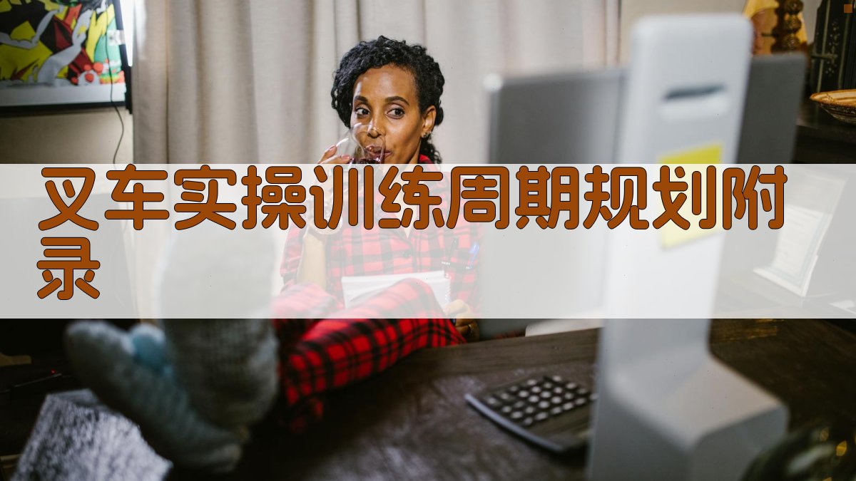 叉车实操训练周期规划 · 附录 图4