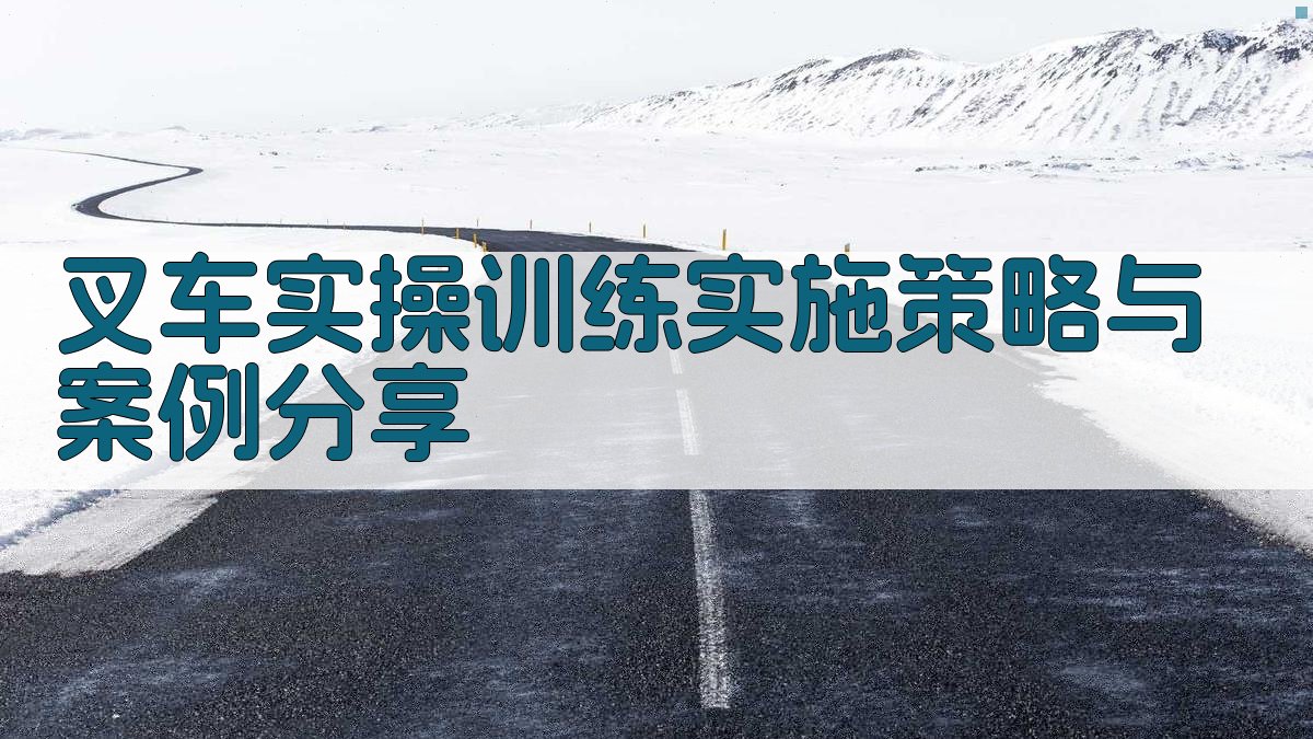 叉车实操训练实施策略与案例分享 图2
