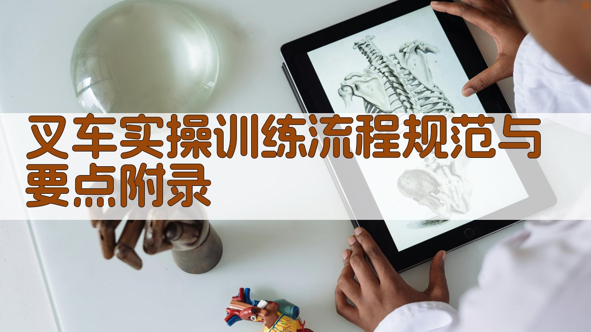 叉车实操训练流程规范与要点 · 附录 图4