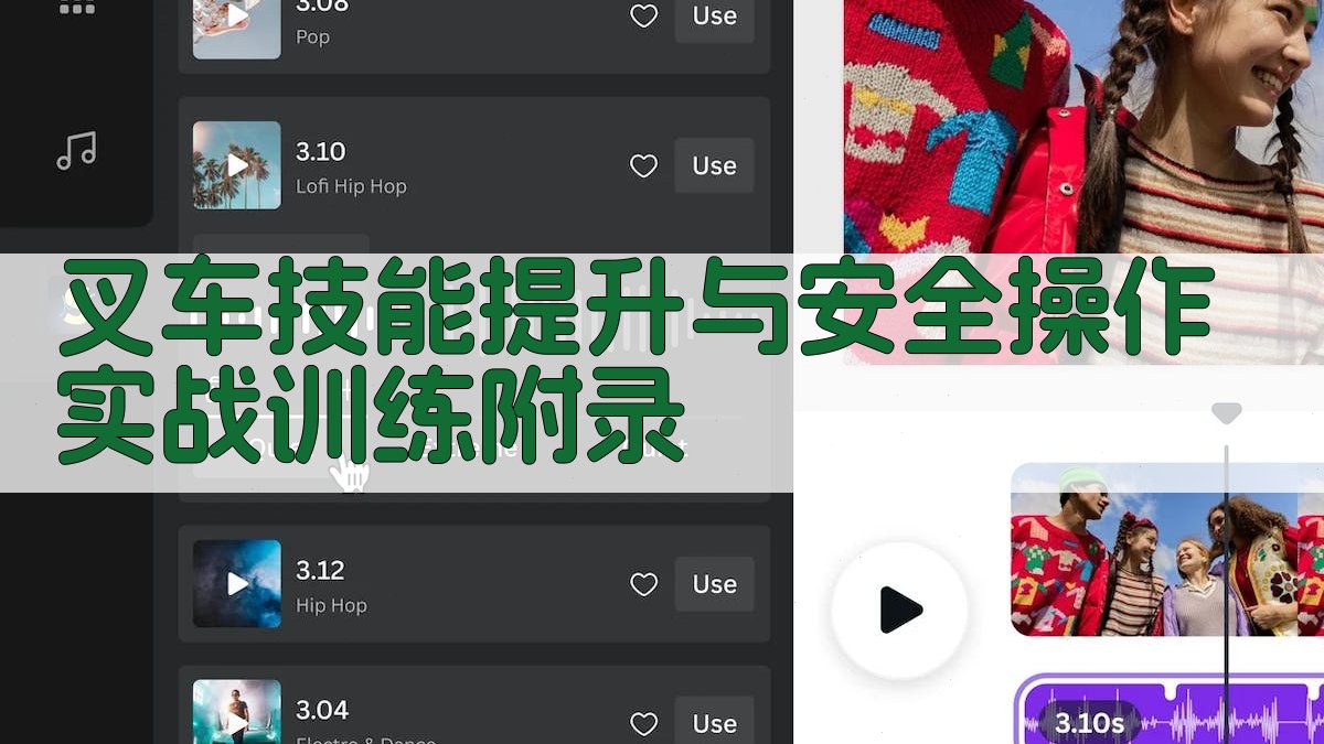 叉车技能提升与安全操作实战训练 · 附录 图5