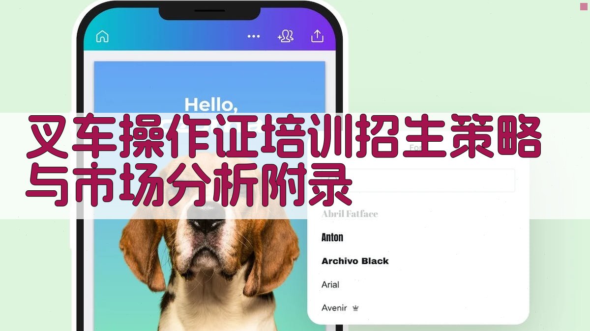 叉车操作证培训招生策略与市场分析 · 附录 图5