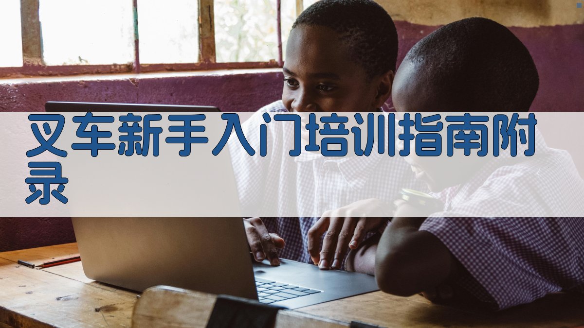 叉车新手入门培训指南 · 附录 图2