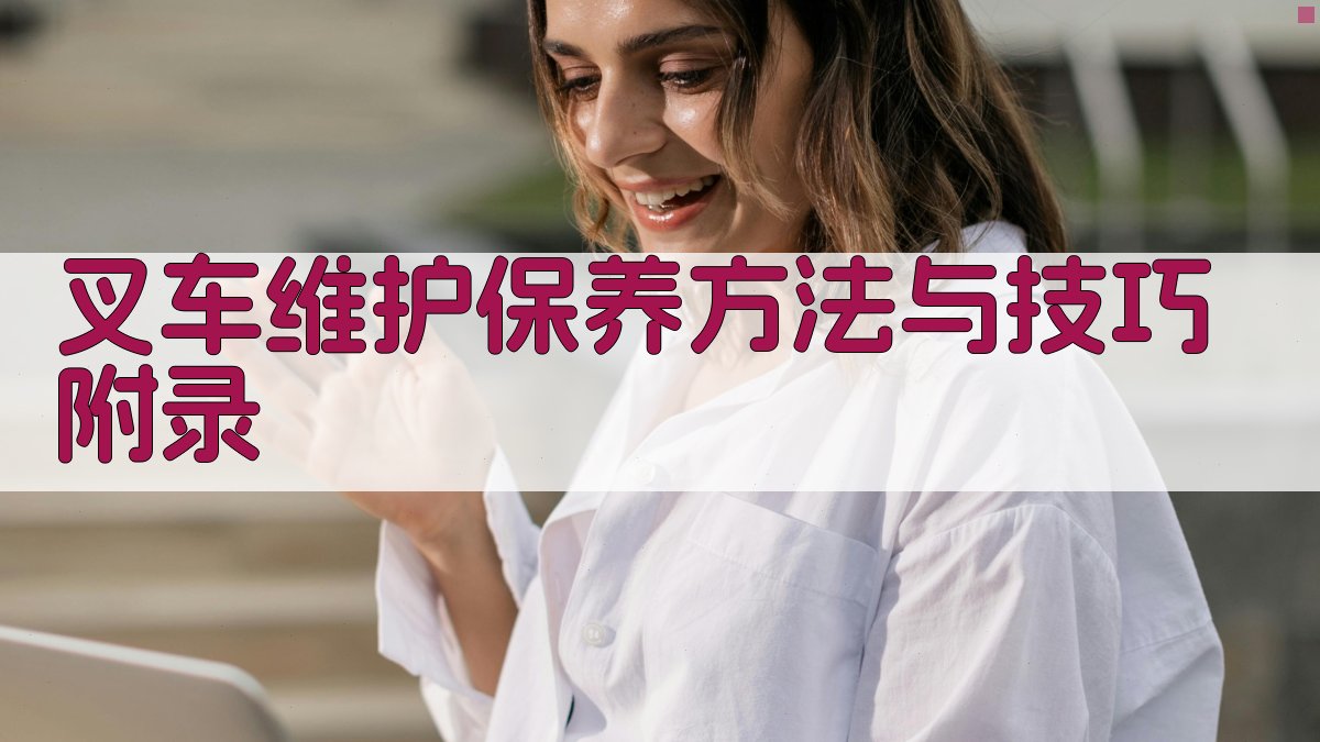 叉车维护保养方法与技巧 · 附录 图3