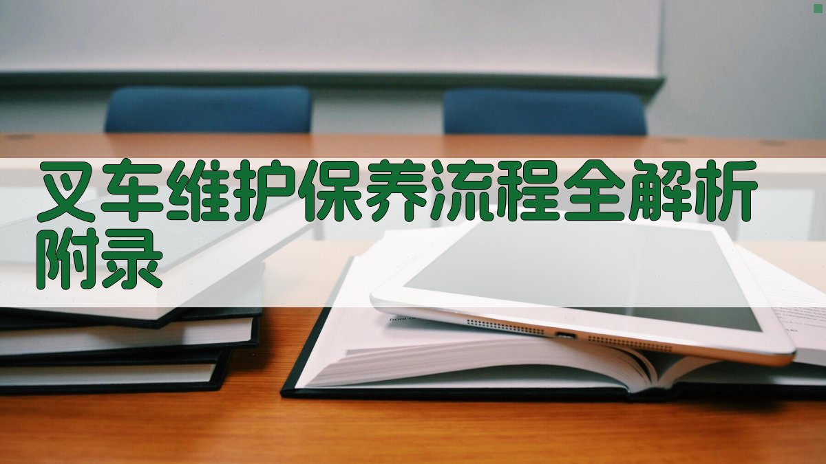 叉车维护保养流程全解析 · 附录 图5