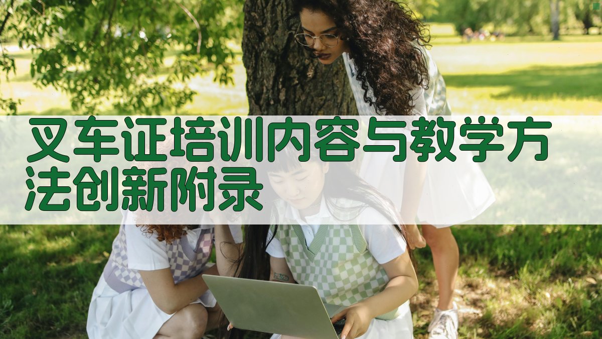叉车证培训内容与教学方法创新 · 附录 图5