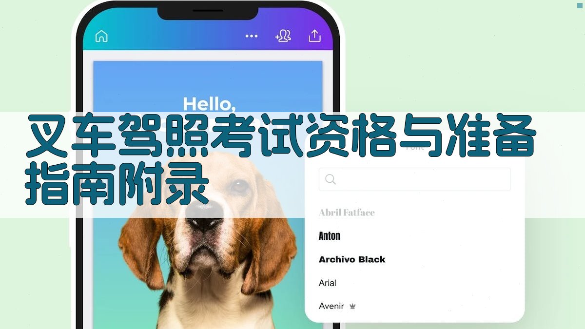 叉车驾照考试资格与准备指南 · 附录 图5