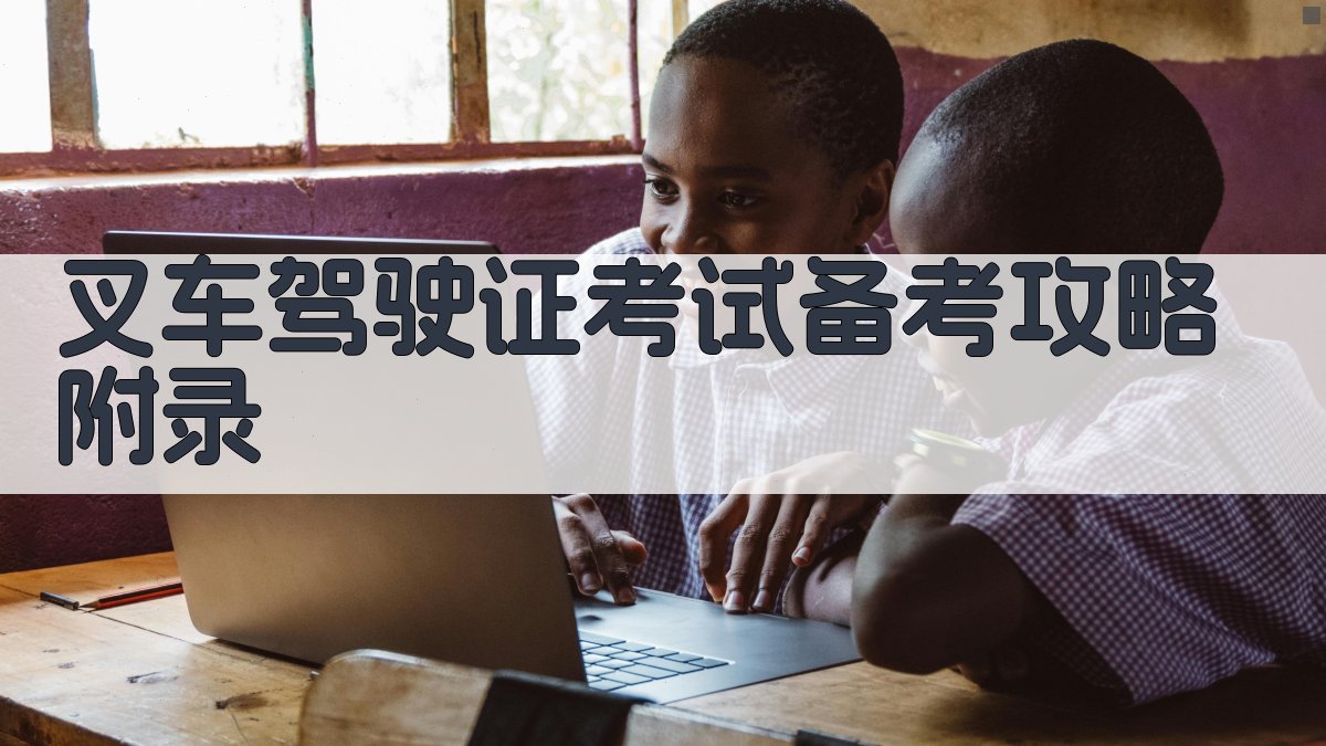 叉车驾驶证考试备考攻略 · 附录 图4