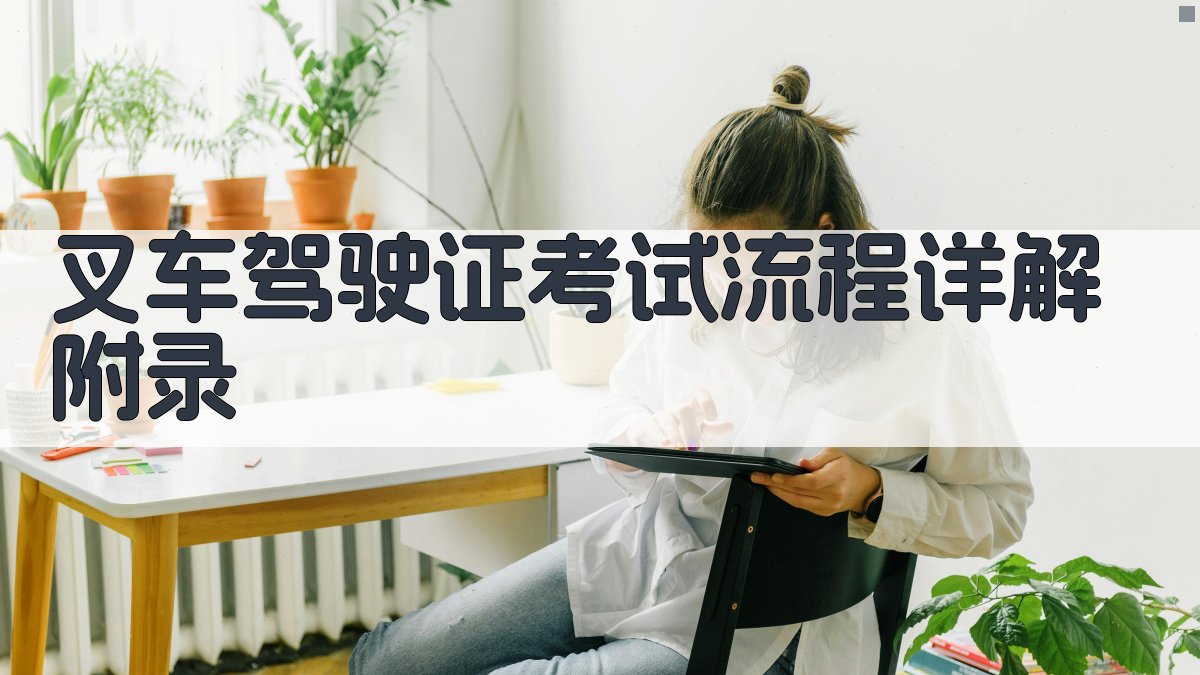 叉车驾驶证考试流程详解 · 附录 图5