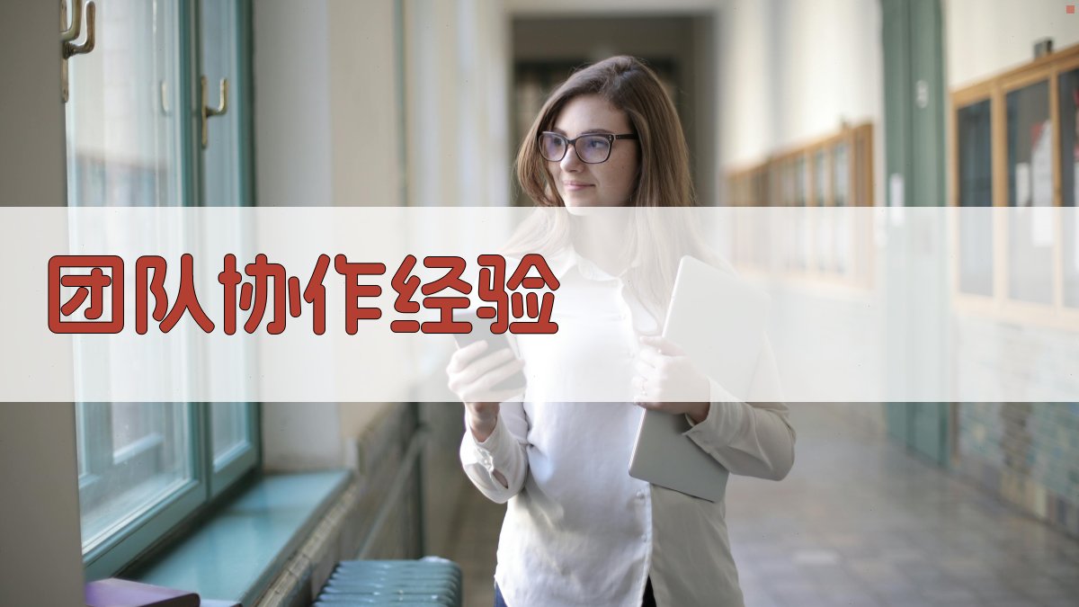 团队协作经验 图4