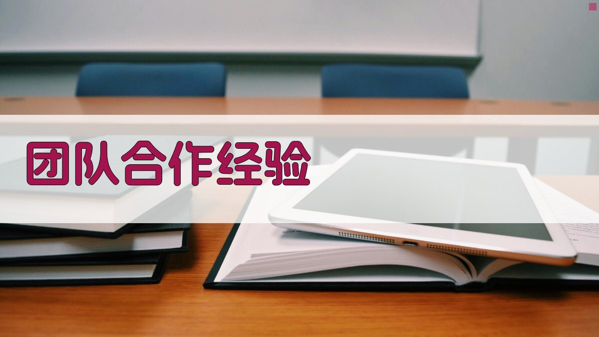 团队合作经验 图2