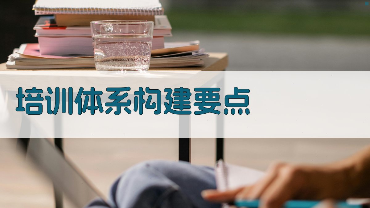 培训体系构建要点 图2