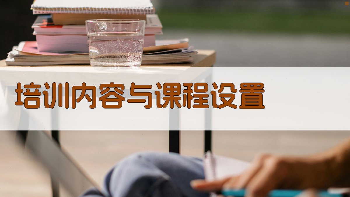 培训内容与课程设置 图2