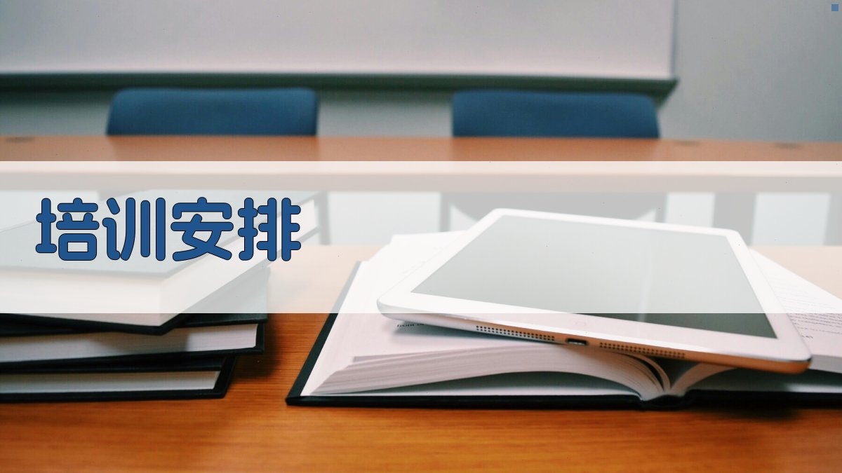 培训安排 图3