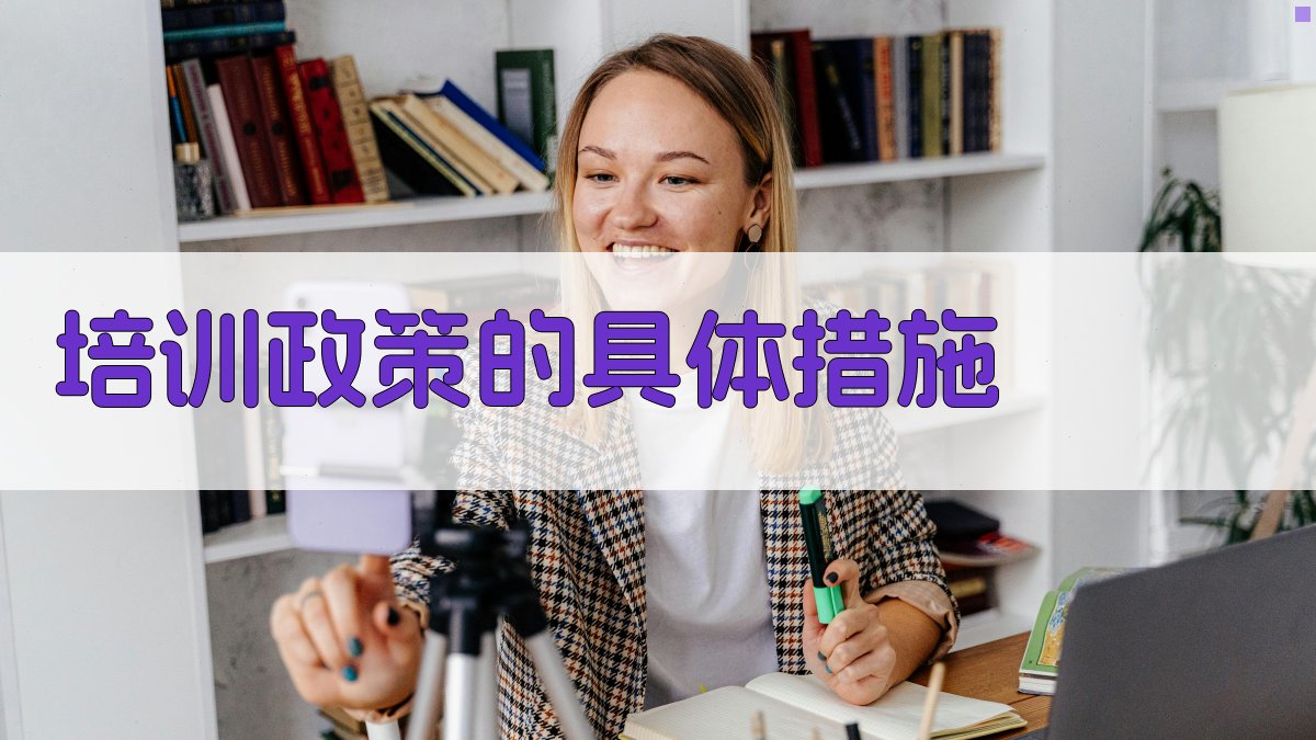 培训政策的具体措施 图3