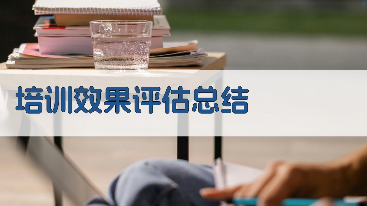培训效果评估总结 图3