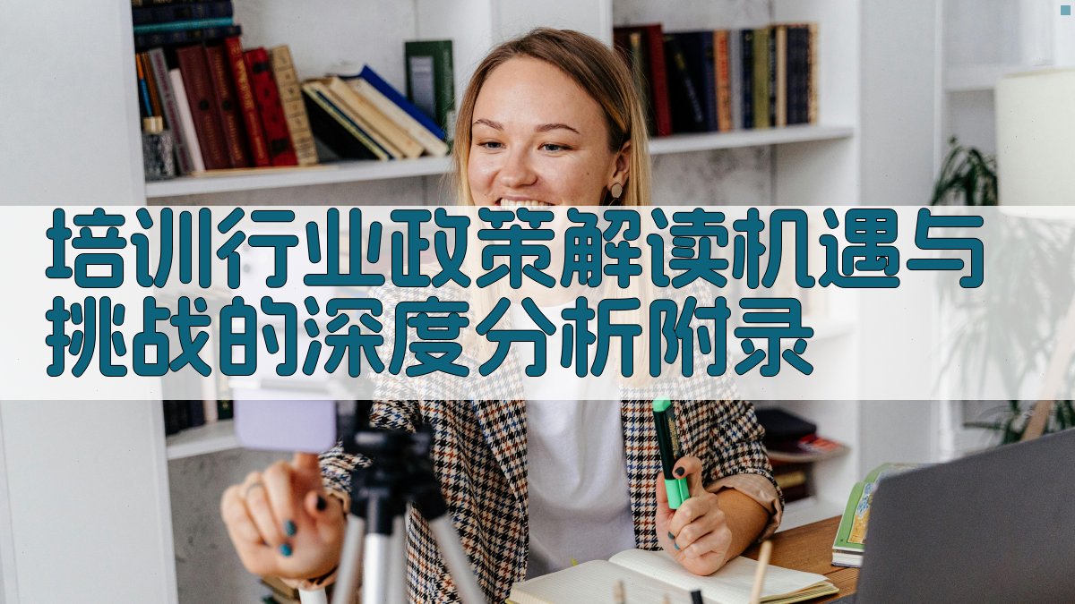 培训行业政策解读机遇与挑战的深度分析 · 附录 图3