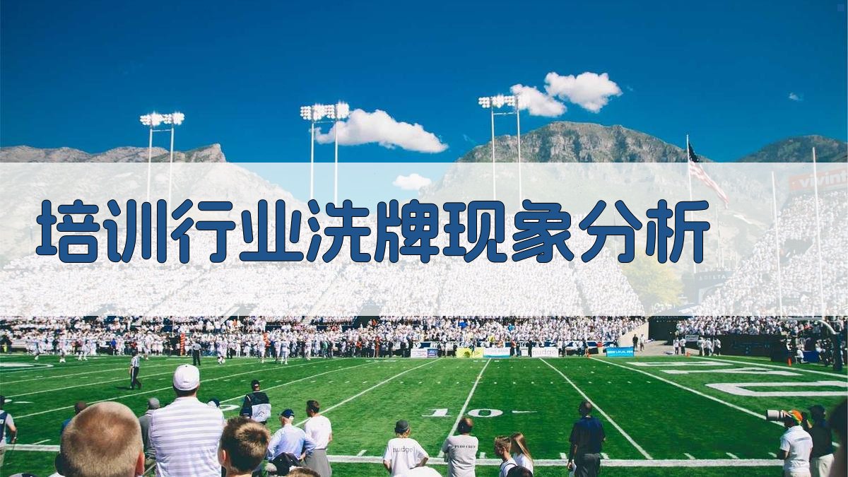培训行业洗牌现象分析 图2
