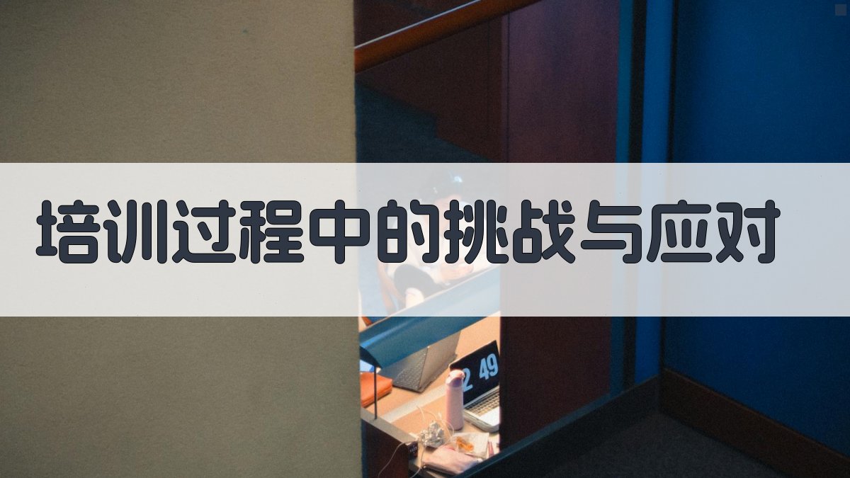 培训过程中的挑战与应对 图3