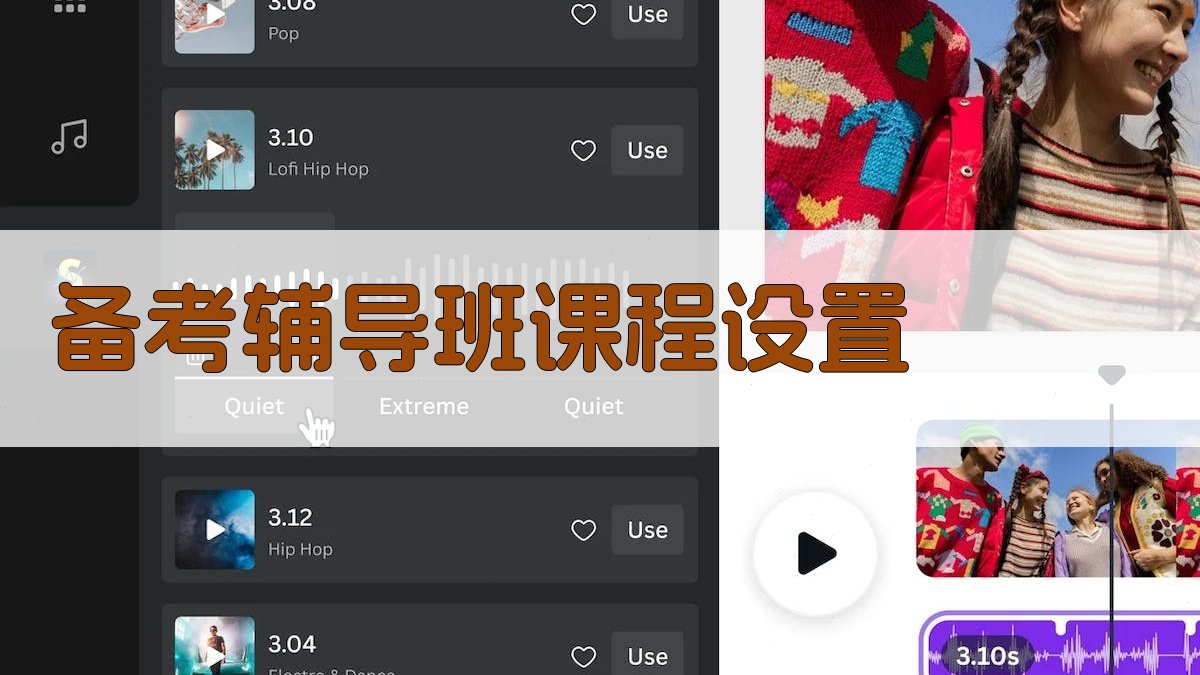 备考辅导班课程设置 图2