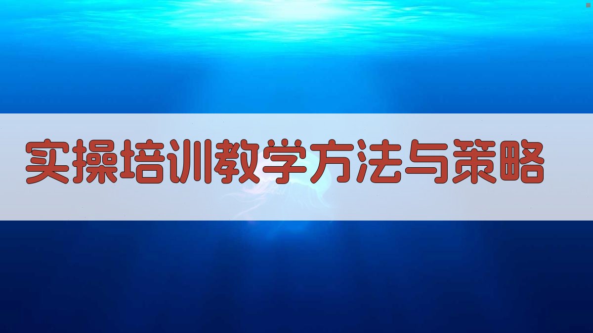 实操培训教学方法与策略 图2
