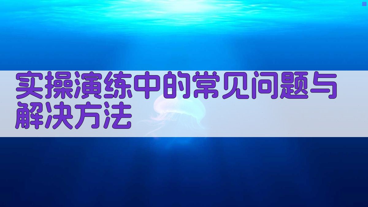 实操演练中的常见问题与解决方法 图2