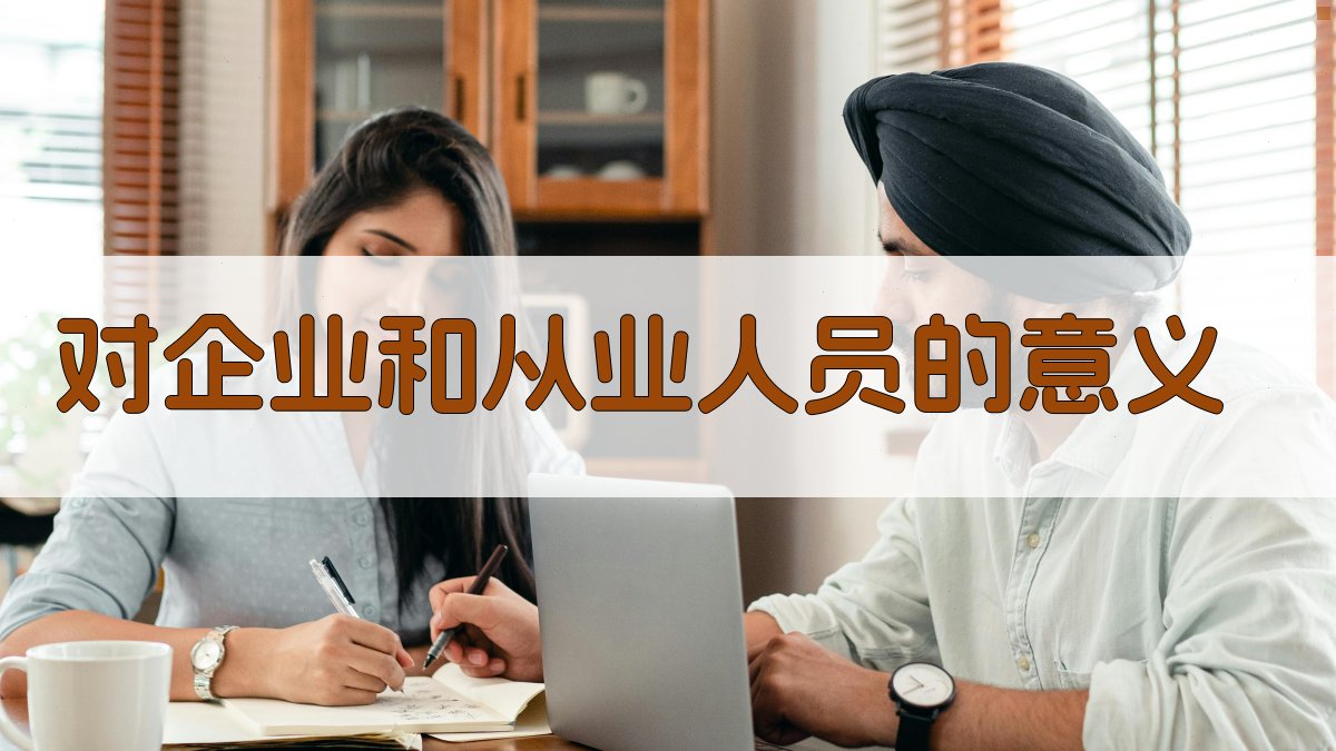 对企业和从业人员的意义 图3