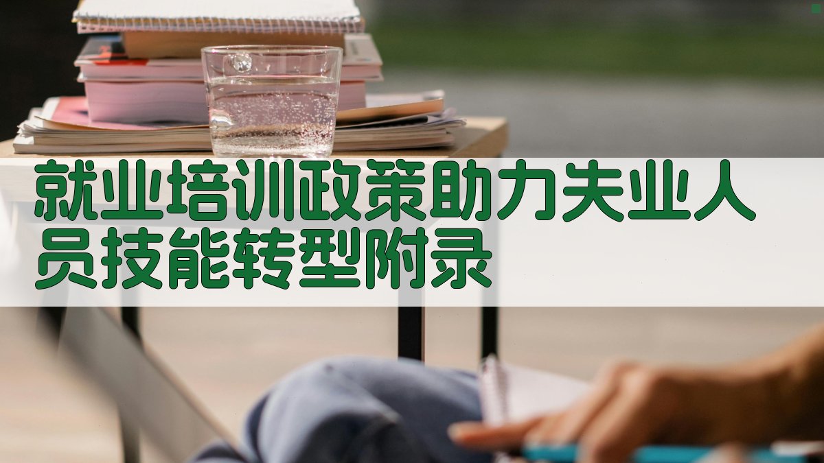 就业培训政策助力失业人员技能转型 · 附录 图5