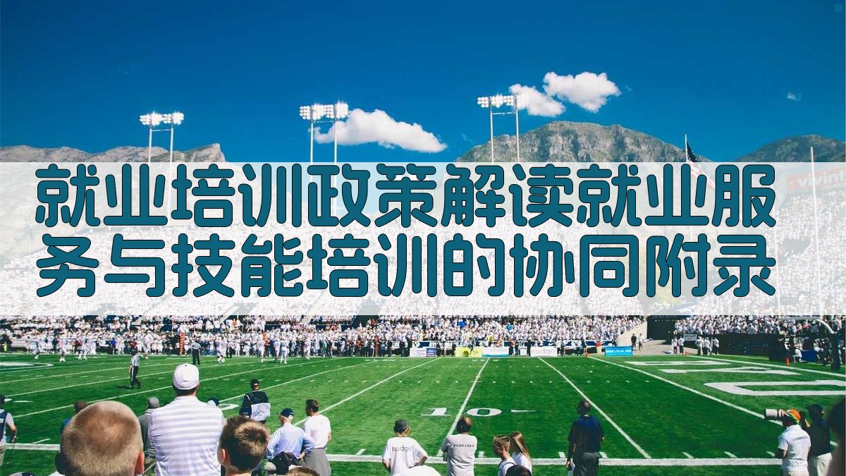 就业培训政策解读就业服务与技能培训的协同 · 附录 图5