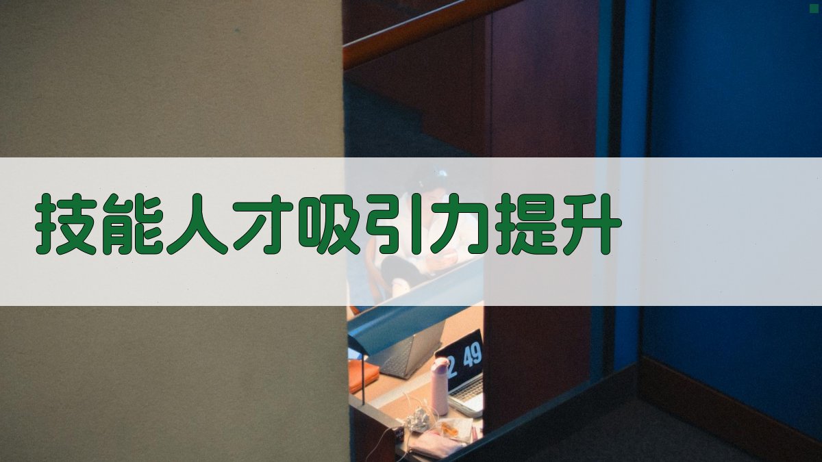 技能人才吸引力提升 图3