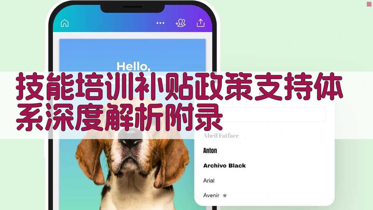 技能培训补贴政策支持体系深度解析 · 附录 图3