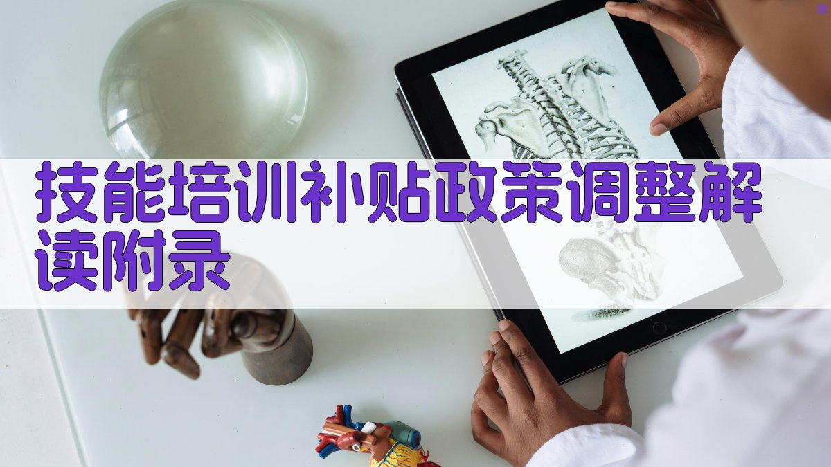 技能培训补贴政策调整解读 · 附录 图5
