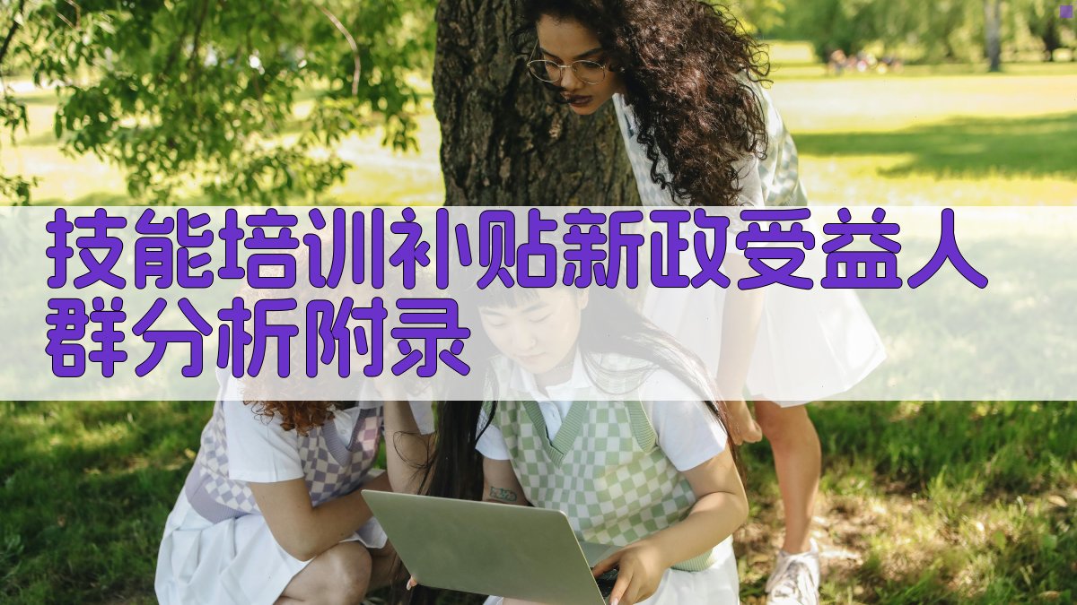 技能培训补贴新政受益人群分析 · 附录 图4